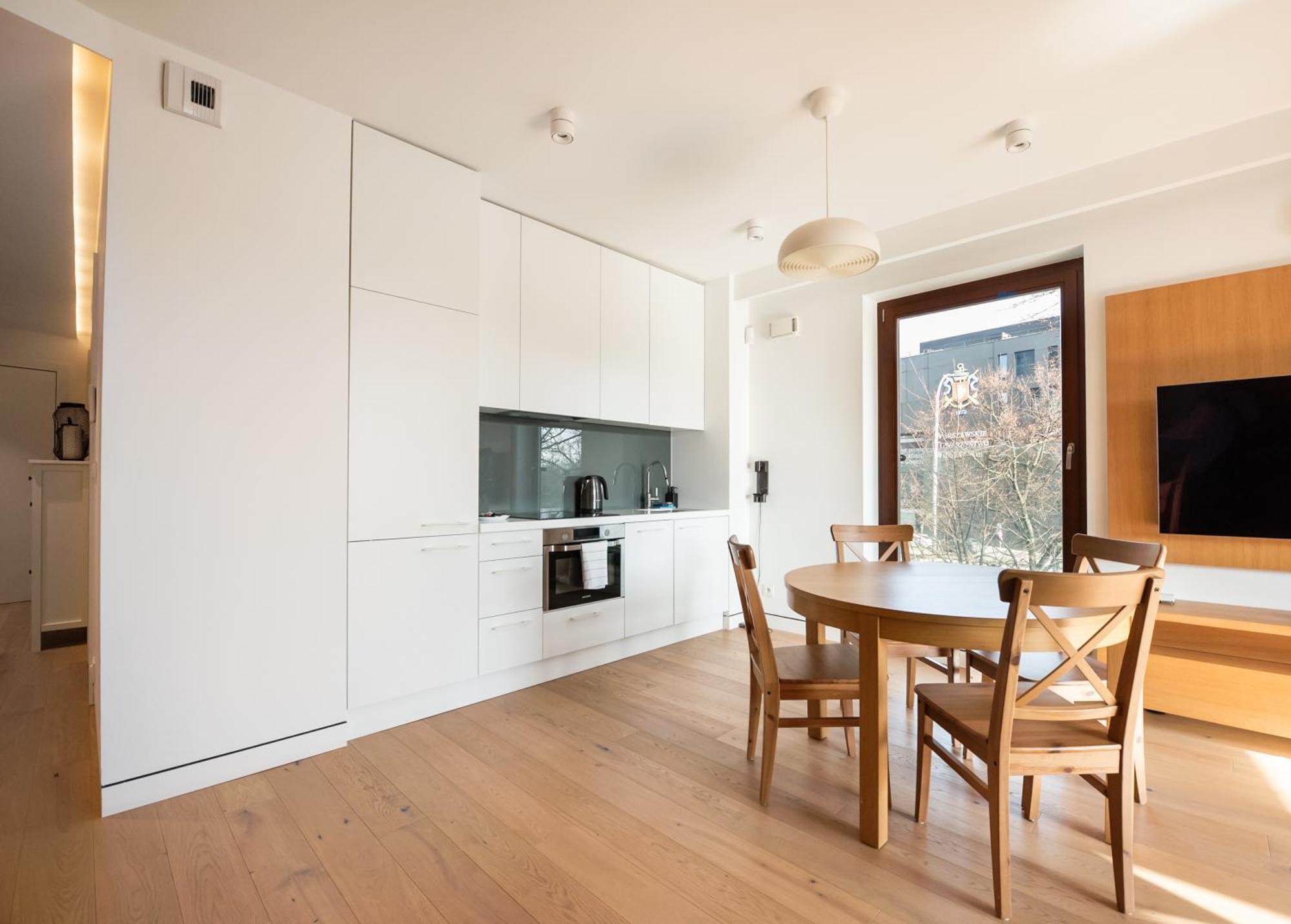 Solec Cristal Home Apartment Warschau Exterior foto