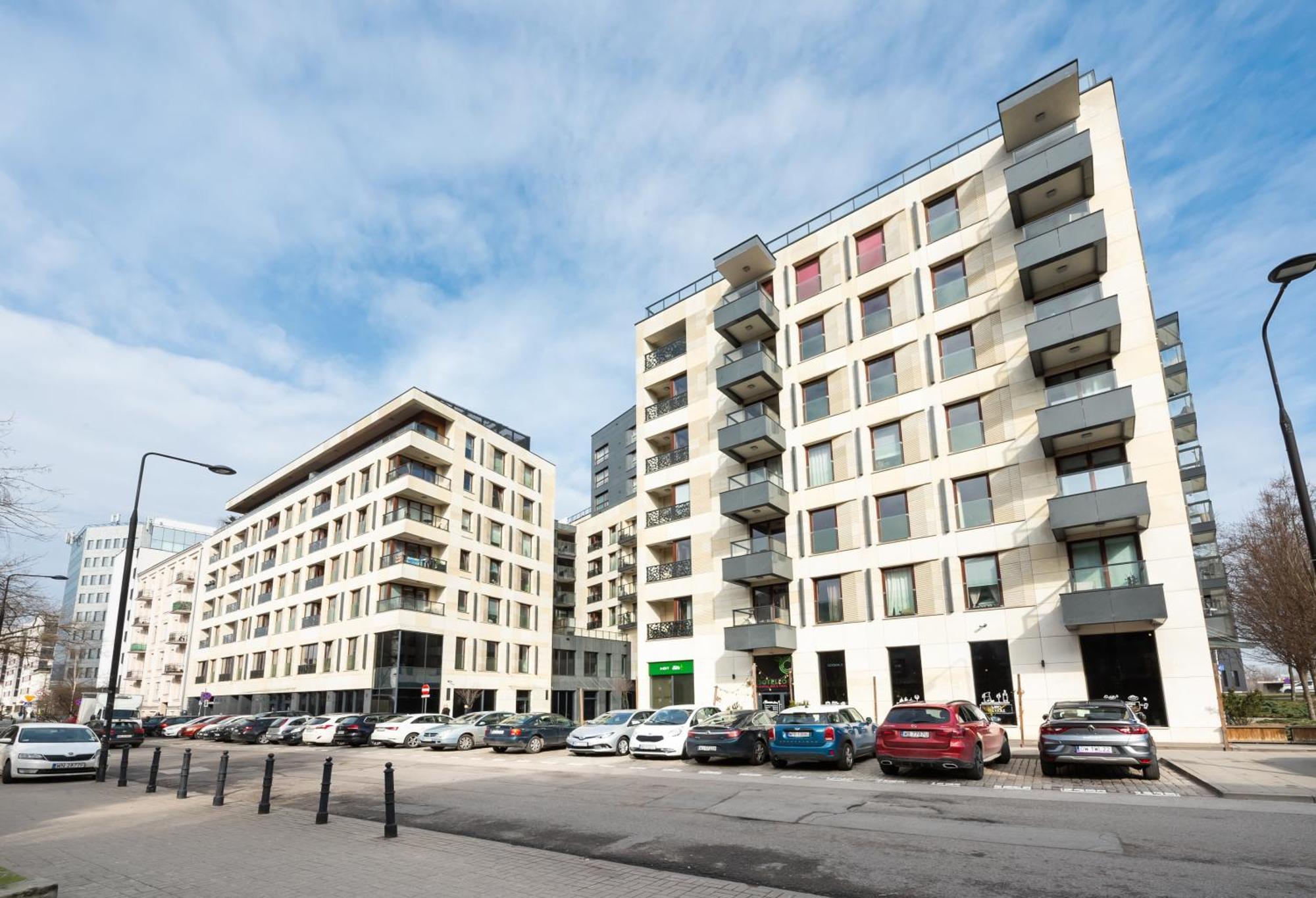 Solec Cristal Home Apartment Warschau Exterior foto
